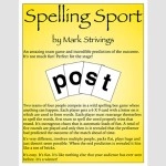 SPELLING SPORT STAGE by Mark Strivings