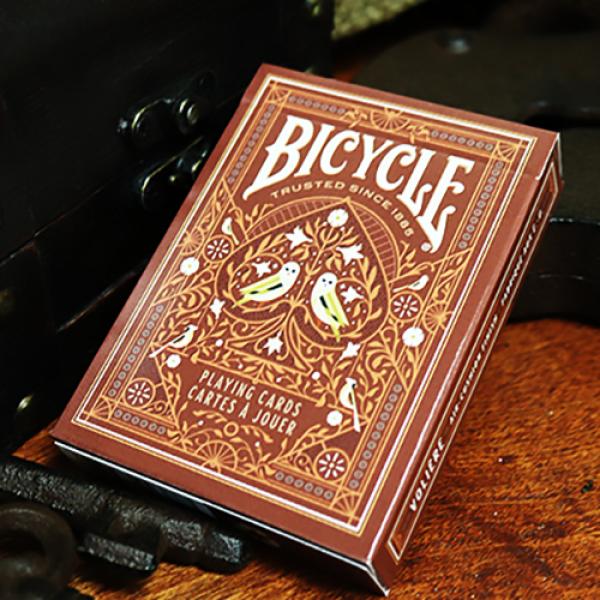 Mazzo di carte Bicycle Aviary (Orange) Playing Car...