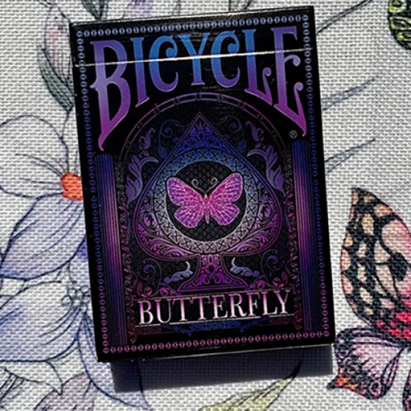 Mazzo di carte Bicycle Butterfly (Purple) Playing ...