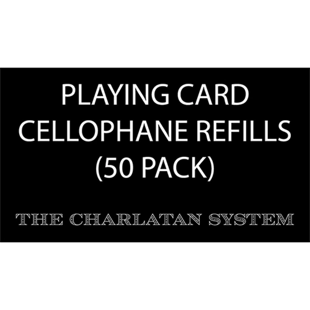 Playing Card Cellophane Refills (50 Units)