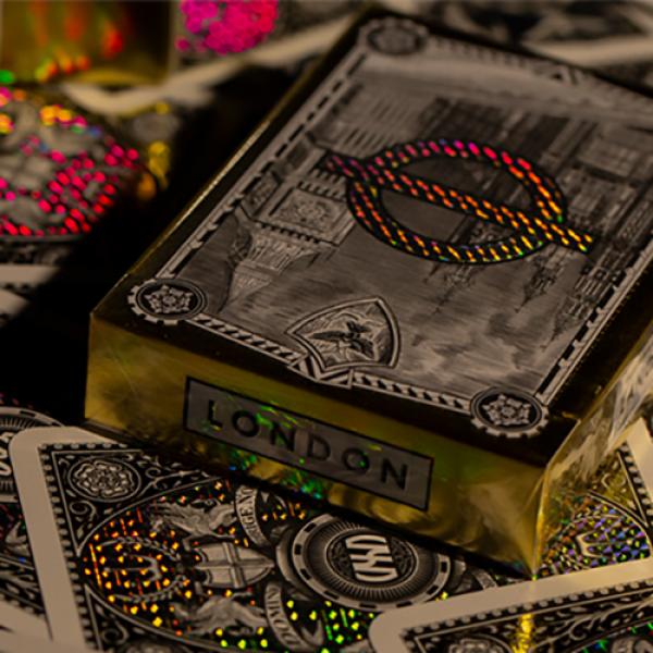 Mazzo di carte London Diffractor Gold Playing Cards