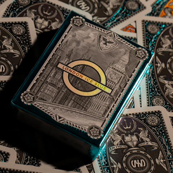 Mazzo di carte London Diffractor Ice Blue Playing Cards