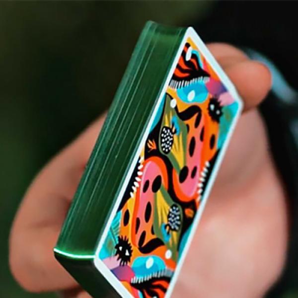 Mazzo di carte 2021 Summer Collection: Jungle Gilded  Playing Cards by CardCutz