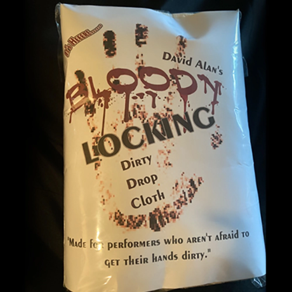 Dirty Drop Cloth Magnetic (BLOODY) by David Alan Magic