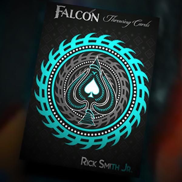 Mazzo di carte Aqua Falcon Throwing Cards by Rick Smith Jr. and De'vo