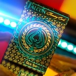 Mazzo di carte Aqua Falcon Throwing Cards (Foil) by Rick Smith Jr. and De'vo