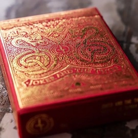 Mazzo di carte Blood Red Edition V3  Playing Cards by Joker and the Thief