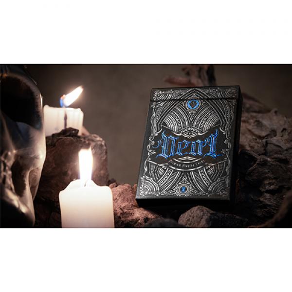 Mazzo di carte Deal with the Devil (Cobalt Blue) UV Playing Cards by Darkside Playing Card Co