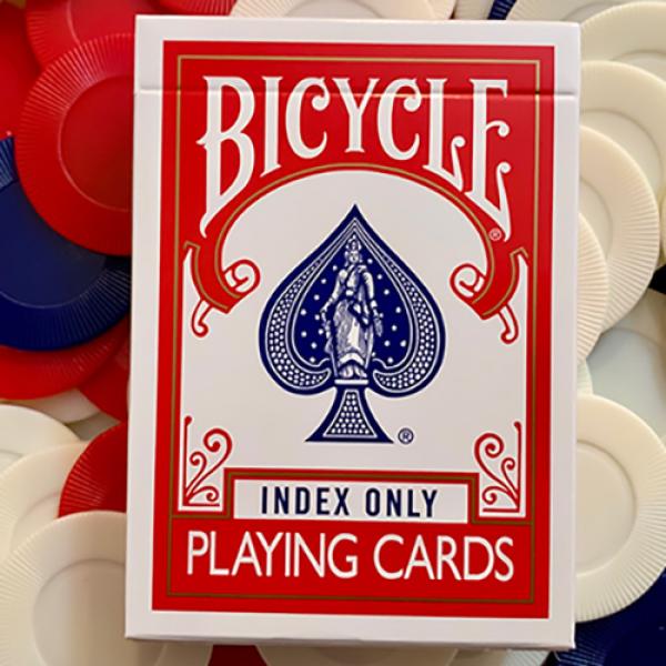Mazzo di carte Bicycle Index Only Red Playing Card...
