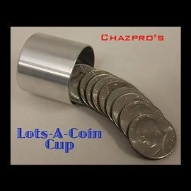 Lots-A-Coins Cup Quarter/Euro by Chazpro Magic