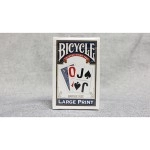 Mazzo di carte Bicycle Bridge (Blue) Large Print by USPCC