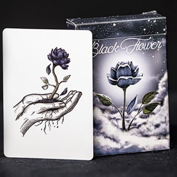 Mazzo di carte Black Flower Playing Cards by Jack ...