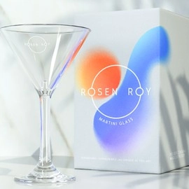 Rosen Roy Martini Glass by Rosen Roy