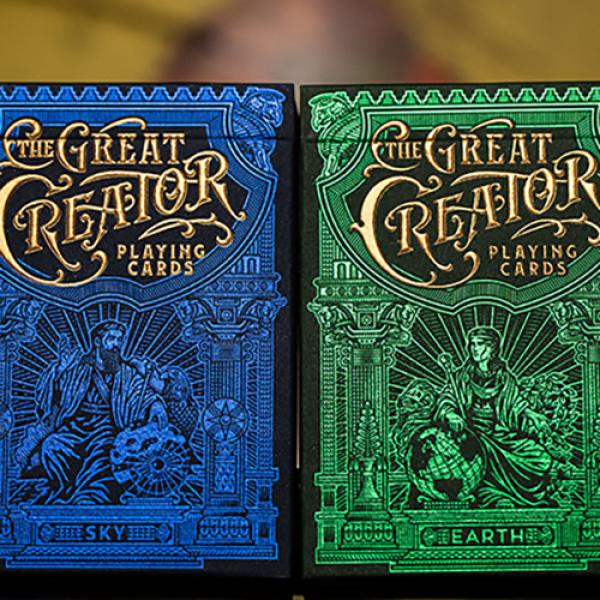 Mazzo di carte The Great Creator: Earth Edition Playing Cards by Riffle Shuffle