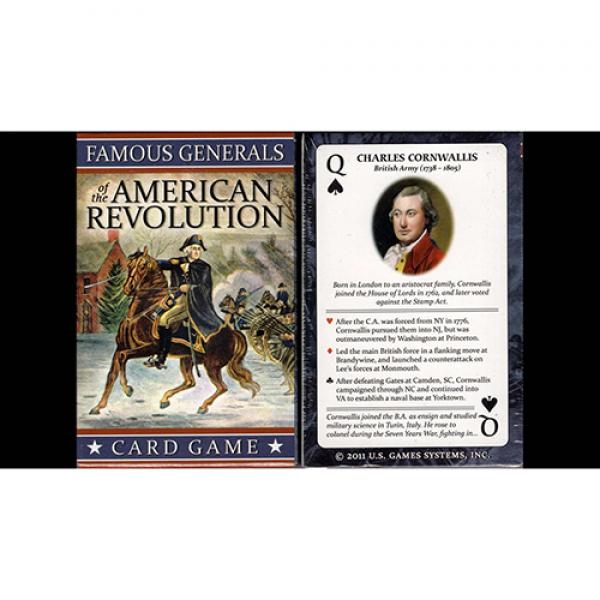 Mazzo di carte Famous Generals of the American Revolution Playing Cards