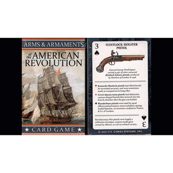 Mazzo di carte Arms and Armaments of the American Revolution Playing Cards