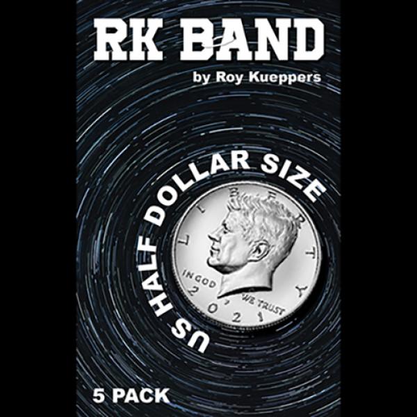 RK Bands Half Dollar Size For Flipper coins (5 per package)