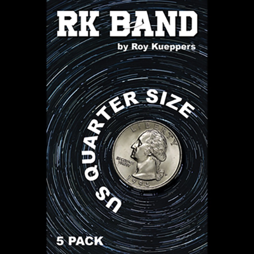 RK Bands Quarter Dollar Size For Flipper coins (5 per package)