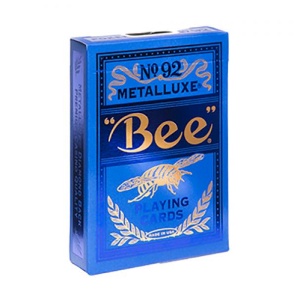 Mazzo di carte Bee Blue MetalLuxe Playing Cards by...