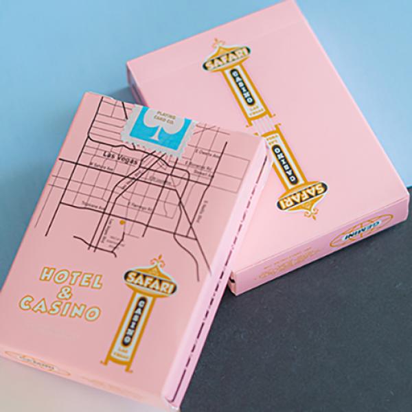 Mazzo di carte Safari Casino Pink Playing Cards by...