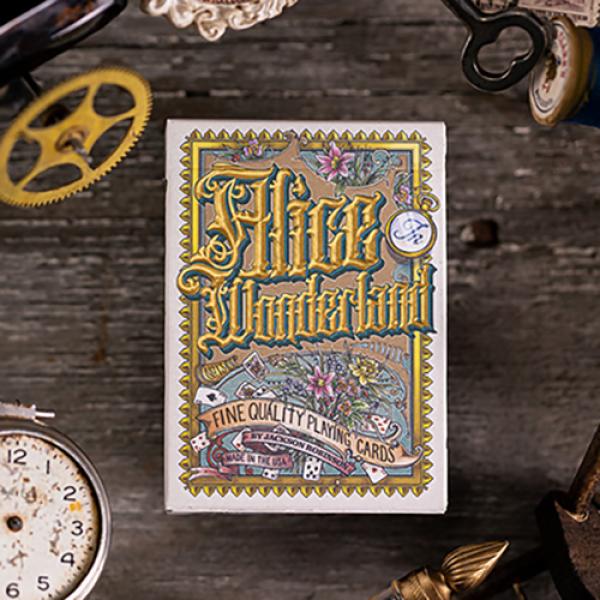 Mazzo di carte Alice in Wonderland Playing Cards b...