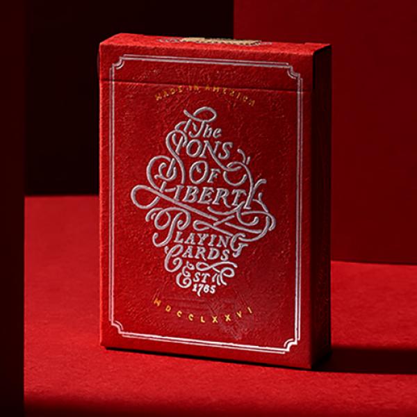 Mazzo di carte Sons of Liberty Patriot Red Playing Cards