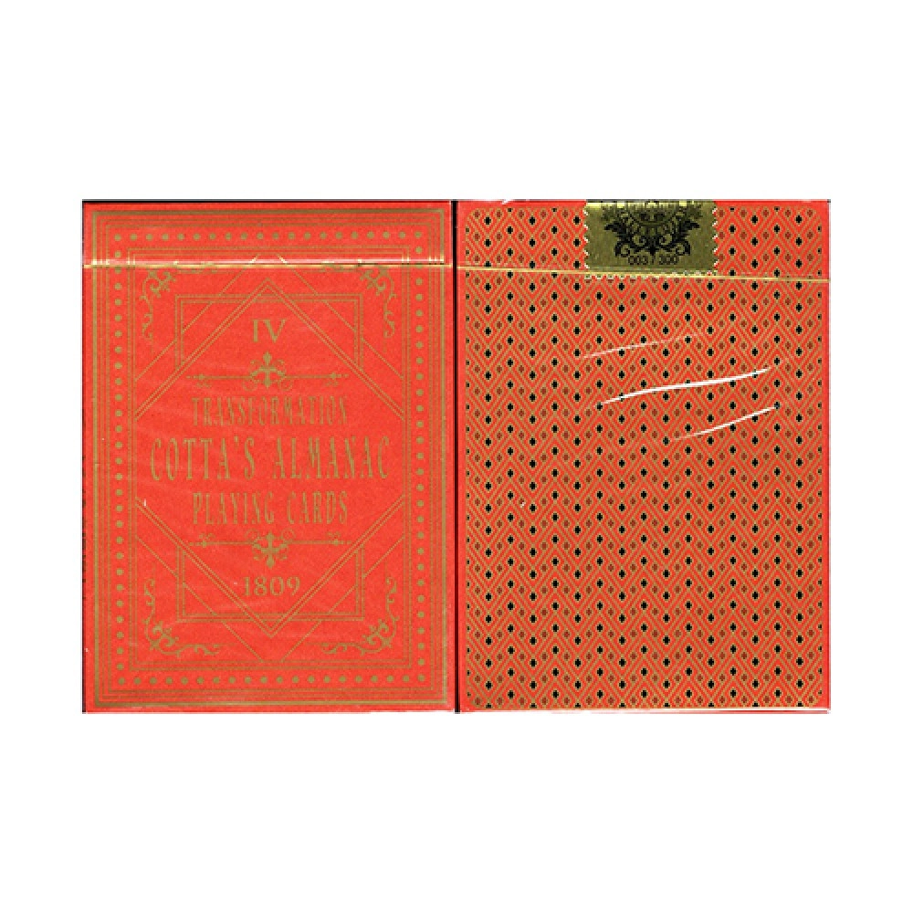 Mazzo di carte Gilded Cotta's Almanac #4 (Numbered Seal) Transformation Playing Cards