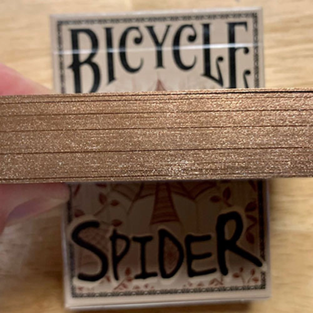 Mazzo di carte Gilded Bicycle Spider (Tan) Playing Cards