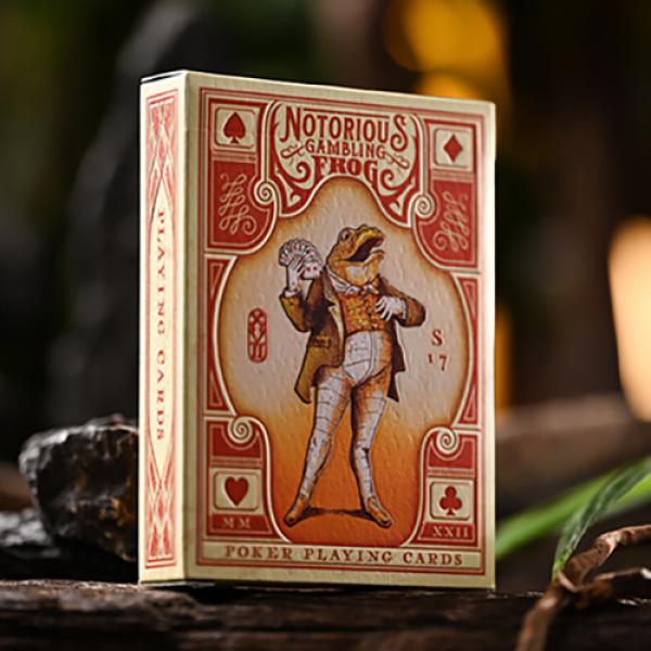 Mazzo di carte Notorious Gambling Frog (Orange) Playing Cards by Stockholm17