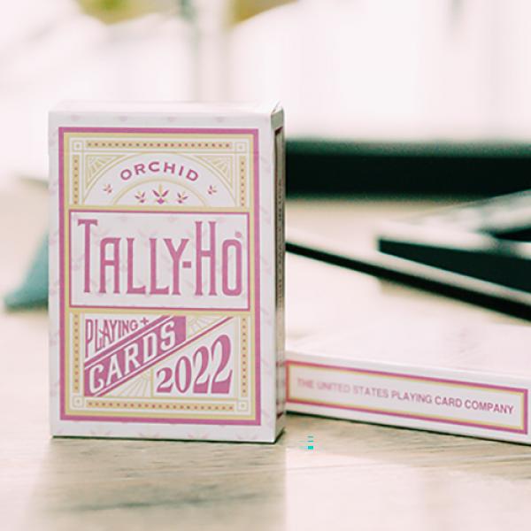 Mazzo di carte Tally-Ho Orchid by US Playing Card Co