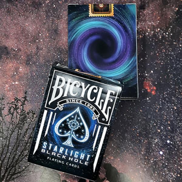 Mazzo di carte Bicycle Starlight Black Hole Playing Cards Collectable Playing Cards - Special Limited Print Run