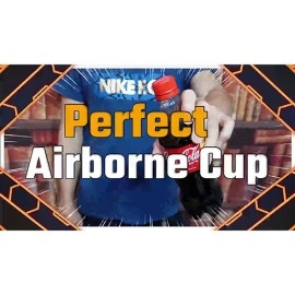 Perfect Airborne Glass & Acrylic cup (Perrier) by Tejinaya Magic