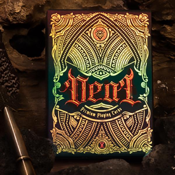Mazzo di carte Deal with the Devil (Golden Contract) UV Foiled Edition Playing Cards by Darkside Playing Card Co