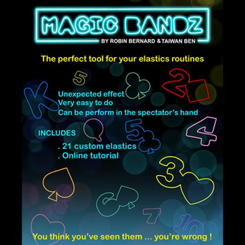 Magic Bandz by Robin Bernard and Taiwan Ben (Gimmicks and Online Instructions)
