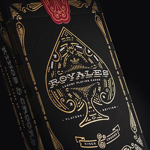 Mazzo di carte Royales Players (Noir Marked) Playing Cards by Kings and Crooks