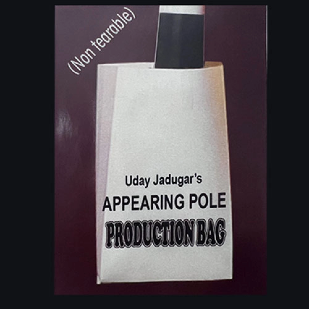 APPEARING POLE BAG WHITE (Gimmicked / No Tear) by Uday Jadugar
