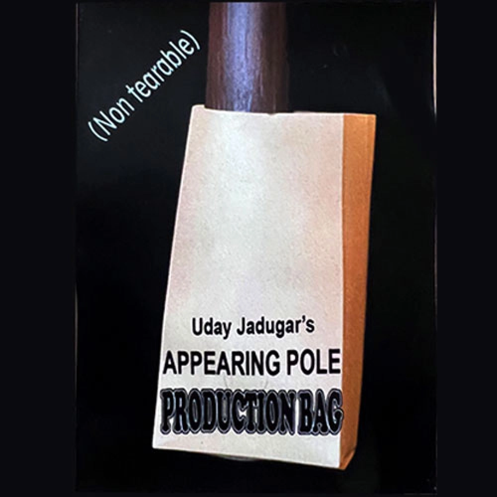 APPEARING POLE BAG BROWN (Gimmicked / No Tear) by Uday 