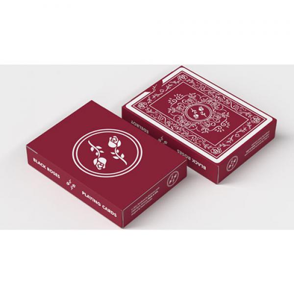 Mazzo di carte Black Roses Edelrot Playing Cards (...