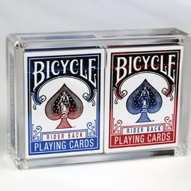 Mazzo di carte Bicycle Rider Back Mini Limited Edition (2 Pack With Foil Tucks In Carat Case) by US Playing Card Co