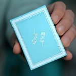 Mazzo di carte Cold Foil Black Roses Hotel Playing Cards