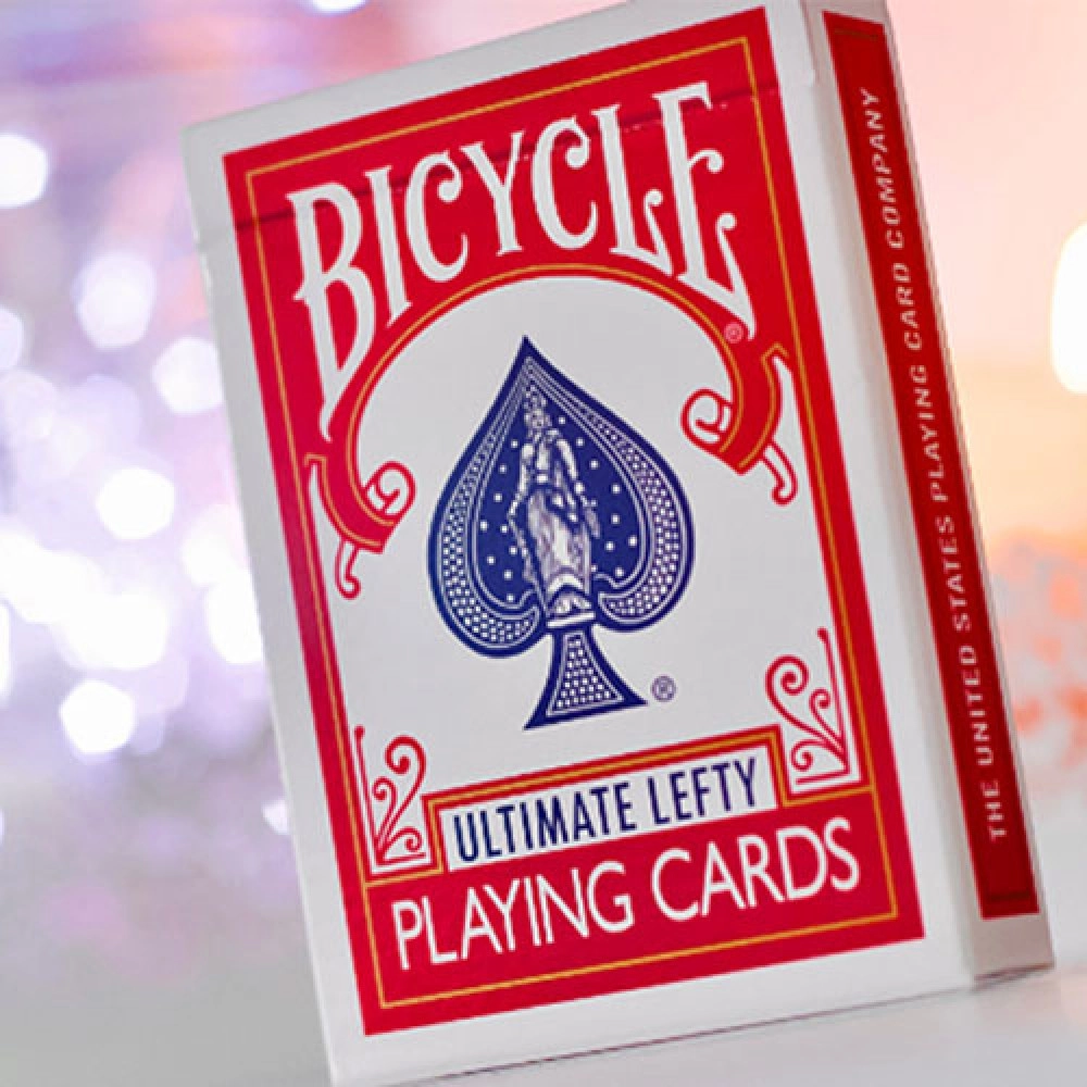 Bicycle Ultimate Lefty Deck Red (Gimmicks and Online Instructions)