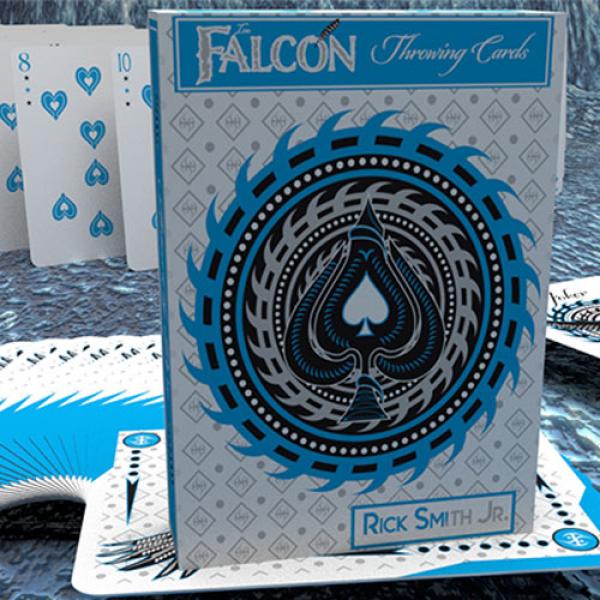 Mazzo di carte Ice Falcon Throwing Cards by Rick Smith Jr. and De'vo