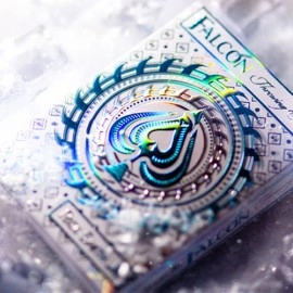 Mazzo di carte Ice Falcon Throwing Cards (Foil) by Rick Smith Jr. and De'vo