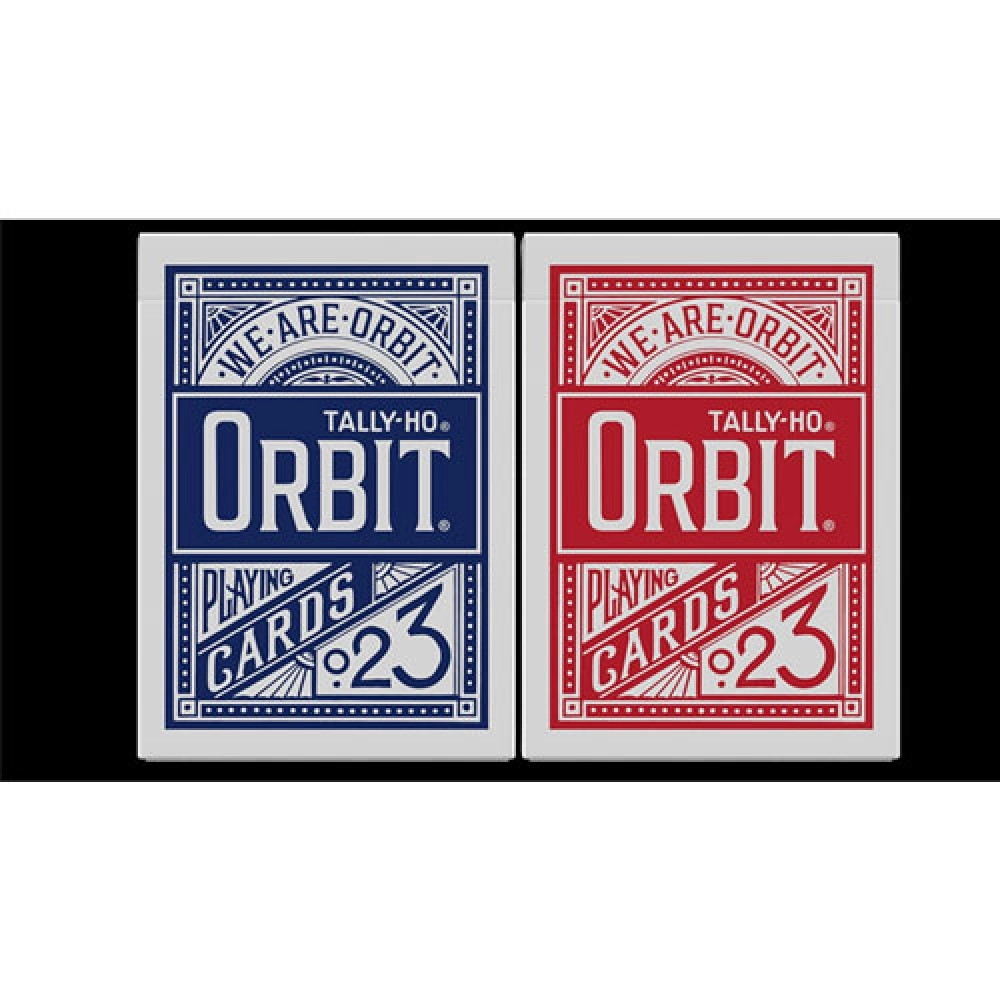 Mazzo di carte Orbit Tally Ho Circle Back (Blue) Playing Cards