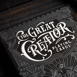Mazzo di carte The Great Creator: Sky (Silver Foil) Edition Playing Cards by Riffle Shuffle