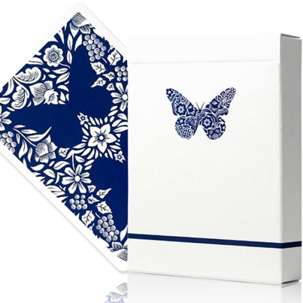 Mazzo di carte Butterfly Worker Marked Playing Cards (Blue) by Ondrej Psenicka