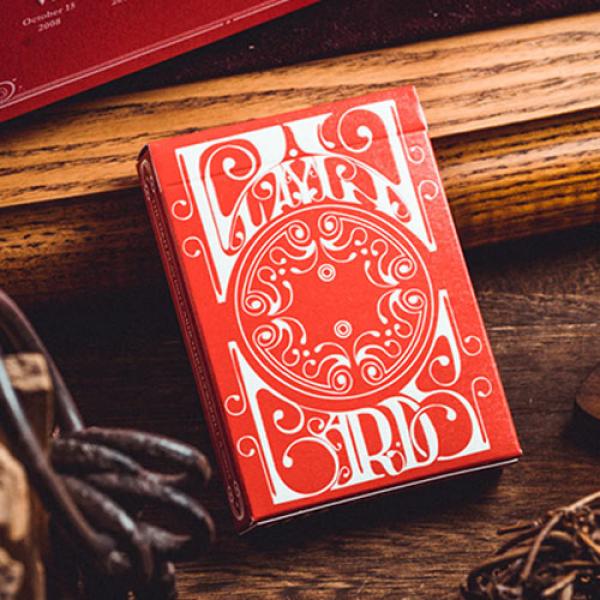 Mazzo di carte Smoke & Mirrors V8, Red (Standard) Edition Playing Cards by Dan & Dave