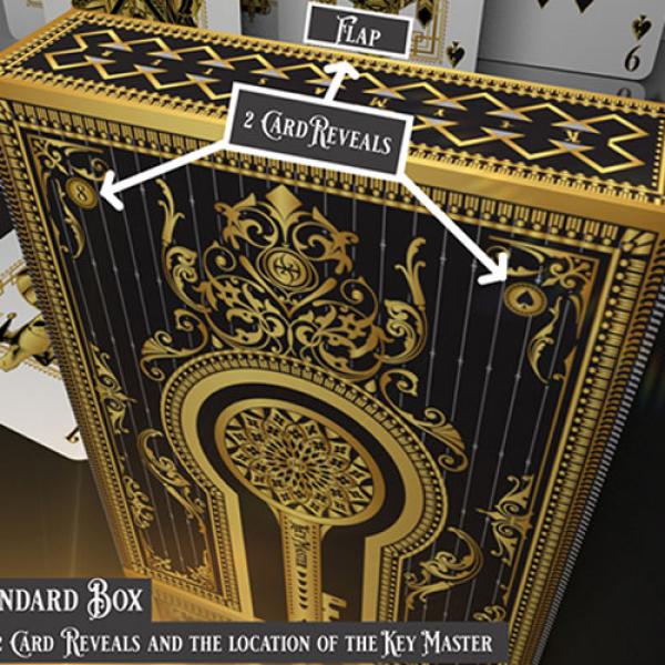 Mazzo di carte Secrets of the Key Master (with Standard Box) playing Cards by Handlordz
