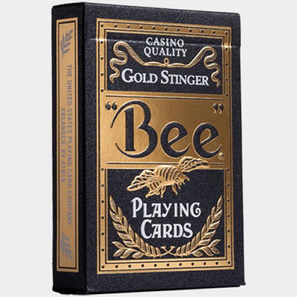 Mazzo di carte Bee Gold Stinger Playing Cards by U...