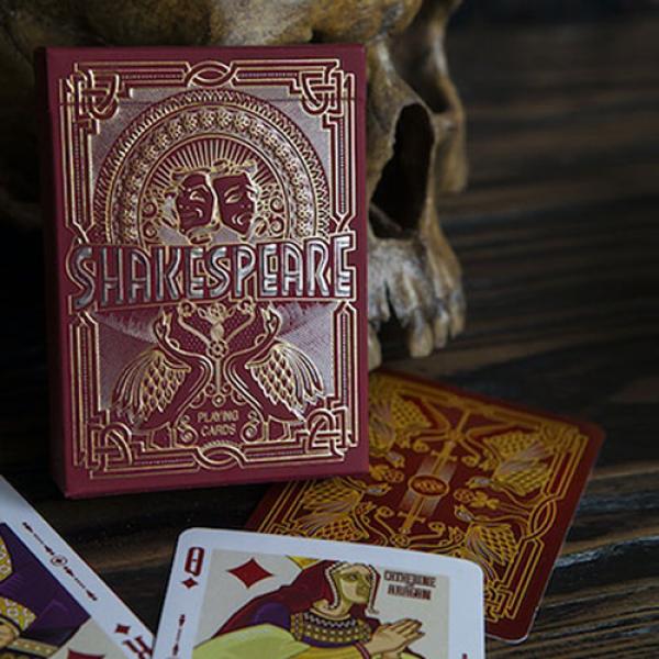 Mazzo di carte Shakespeare (Burgundy) Playing Card...